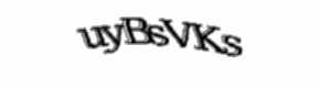 Security check image, please type the characters shown
